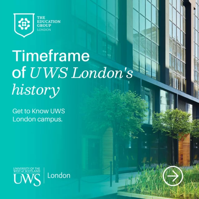 Did you know? 🏫✨

The University of the West of Scotland was established in 1848 with the Paisley School of Design, and the London campus was launched in 2015 📅

We are incredibly proud of all the accomplishments the University has achieved and continues to achieve to this day! 🏆🎓

Let's take a trip down memory lane together and celebrate the amazing milestones UWS has reached 📜🌟

Which milestone is your favourite?? Share your thoughts with us! 💬🥳